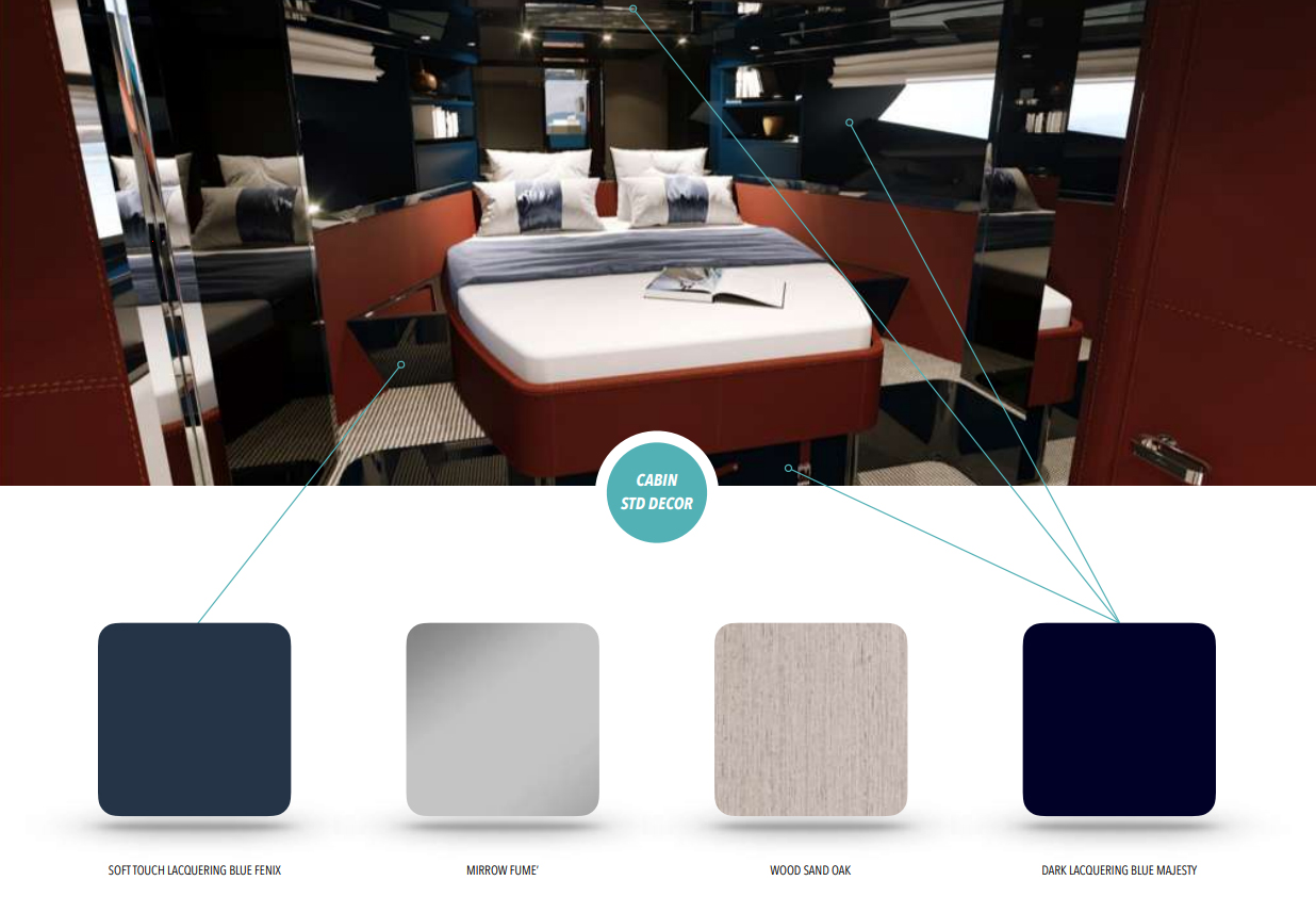 Riva Dolceriva Cabin Decor - Yacht for Sale Riva Dolceriva Cabin Decor - Yacht for Sale