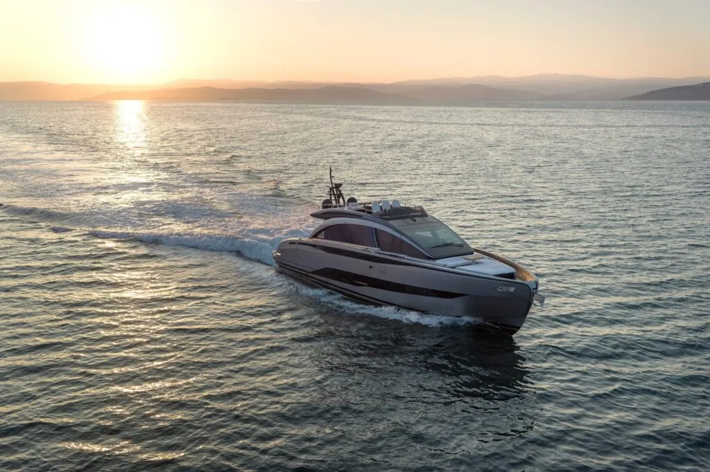 Pershing GTX70 Yacht for sale side view