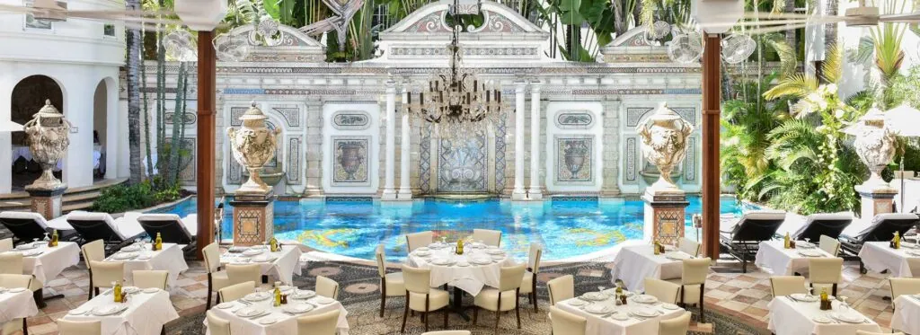 Gianni's at the Former Versace Mansion pool