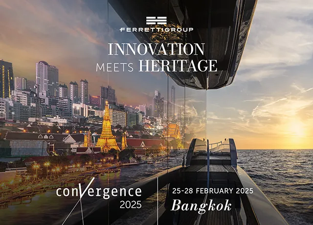 Convergence 2025: the training event for Ferretti Group captains lands in Bangkok.