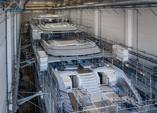 Timeless bespoke design and innovation: 70m CRN M/Y 145 Project Thunderball construction reaches key…