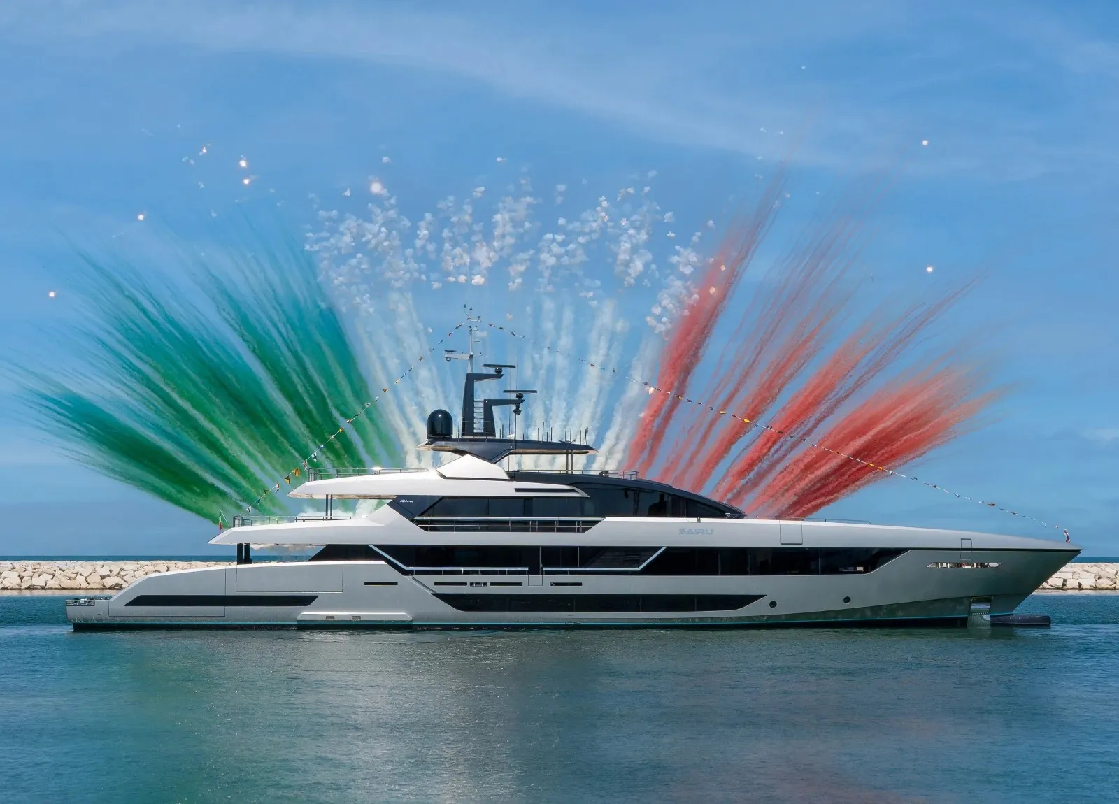 More size, more elegance, more Riva: first Riva 54Metri launched in Ancona.