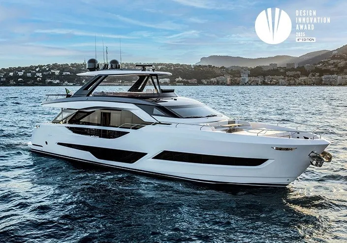 Ferretti Yachts 800 wins the Design Innovation Award at the Genoa International Boat Show