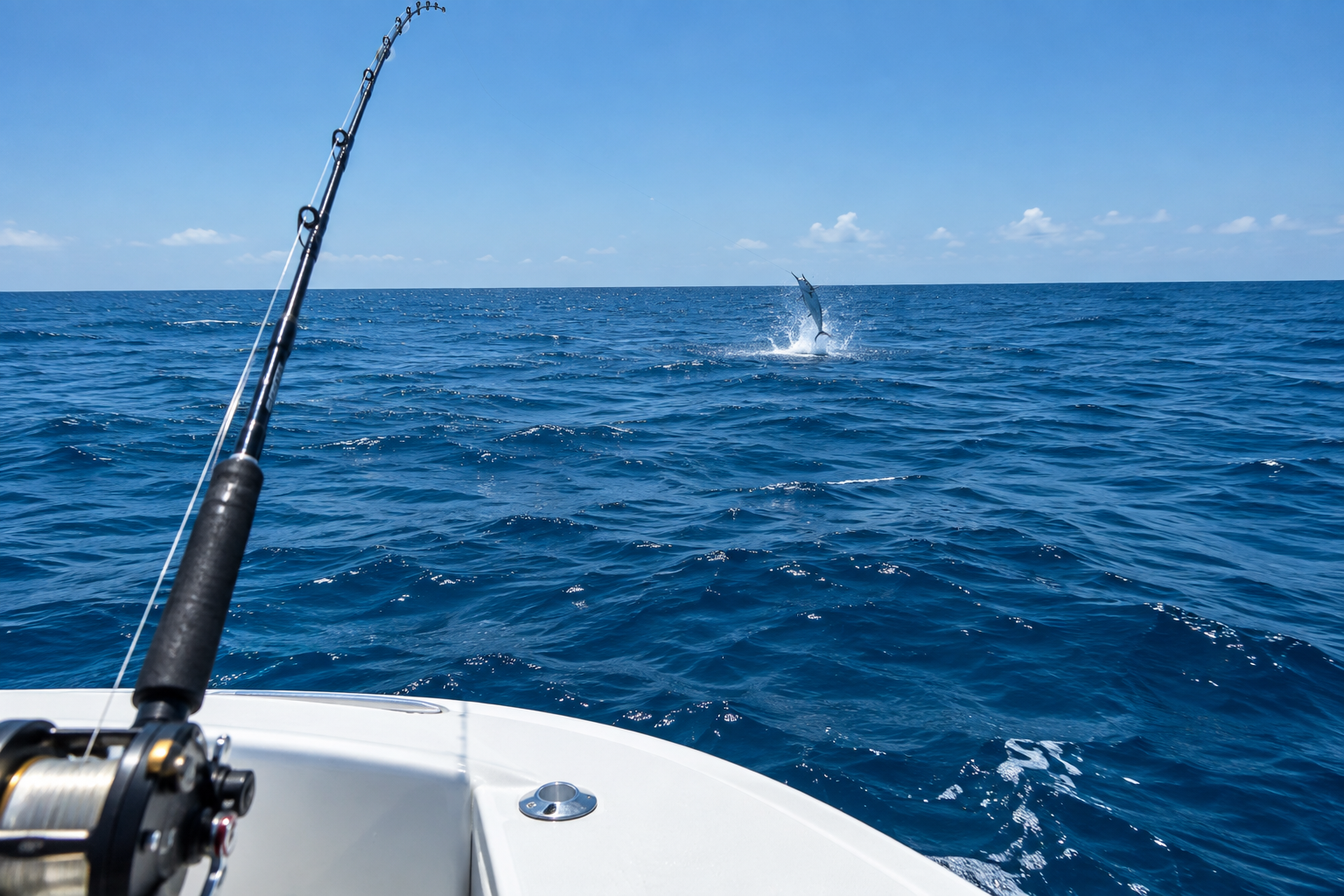 Beyond the Horizon: A Day of Open-Water Fishing