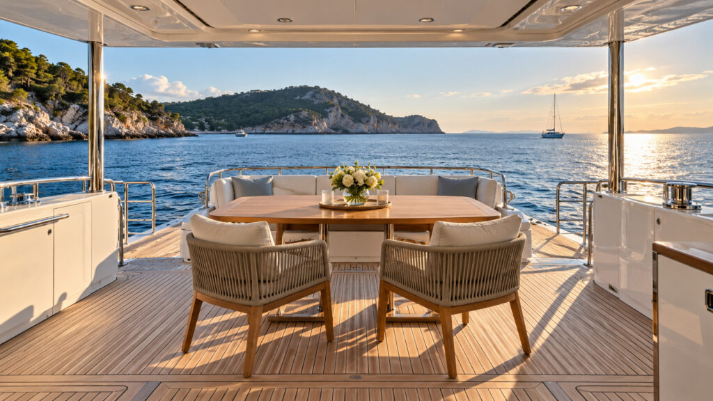 60 ft boat deck